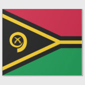 Flagge von Vanuatu Geschenkpapier (Flach)