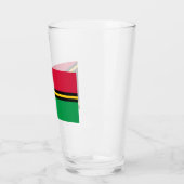 Flagge von Vanuatu Glas (Links)