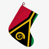 Flagge von Vanuatu Großer Weihnachtsstrumpf (Vorderansicht (hängend))