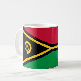 Flagge von Vanuatu Kaffeetasse