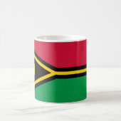 Flagge von Vanuatu Kaffeetasse (Mittel)