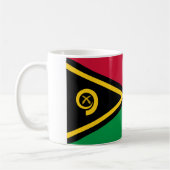Flagge von Vanuatu Kaffeetasse (Links)