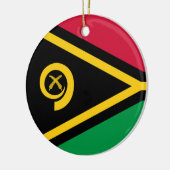 Flagge von Vanuatu Keramik Ornament (Links)