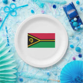 Flagge von Vanuatu Pappteller (Party)