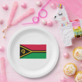 Flagge von Vanuatu Pappteller (Party)
