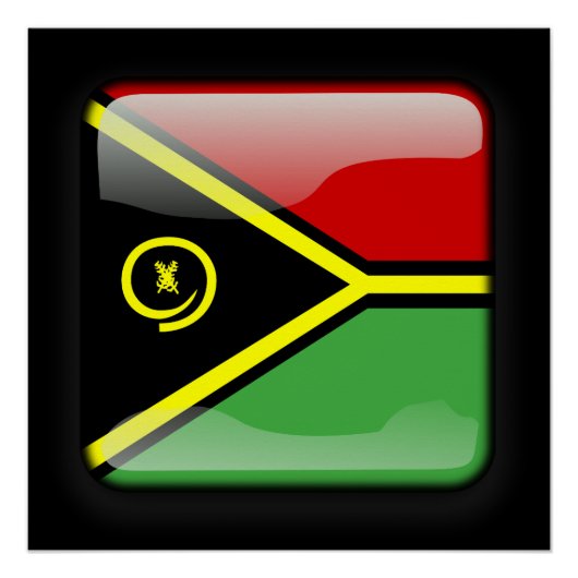Flagge von Vanuatu Poster (Vorderseite)