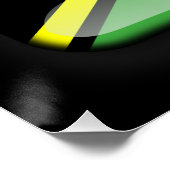 Flagge von Vanuatu Poster (Ecke)