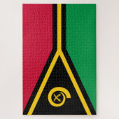 Flagge von Vanuatu Puzzle (Vertikal)