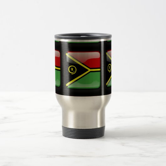 Flagge von Vanuatu Reisebecher (Mittel)