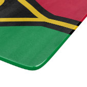 Flagge von Vanuatu Schneidebrett (Ecke)