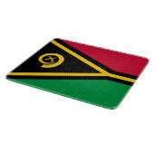 Flagge von Vanuatu Schneidebrett (Ecke)