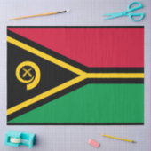Flagge von Vanuatu Seidenpapier (Basteln)