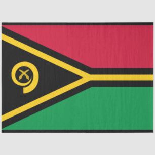 Flagge von Vanuatu Seidenpapier