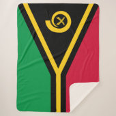 Flagge von Vanuatu Sherpadecke (Vorderseite)