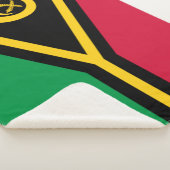 Flagge von Vanuatu Sherpadecke (3/4)