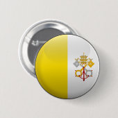 Flagge von Vatikanstadt Button (Vorne & Hinten)