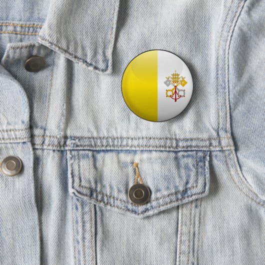 Flagge von Vatikanstadt Button (Beispiel)
