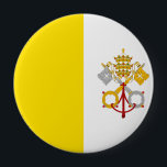 Flagge von Vatikanstadt Button<br><div class="desc">FlagSwag.com - Flaggen-Kleid,  Flaggen-T - Shirts,  FlaggeHoodies,  Flaggen-Knöpfe,  Flaggen-Autoaufkleber,  Flaggen-Tassen,  Flaggen-Magneten,  Flaggen-Geschenke und mehr bei www.FlagSwag.com</div>