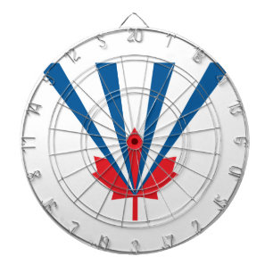 Flagge von Vaughan (Ontario, Kanada) Dartscheibe