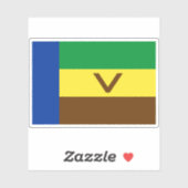 Flagge von Venda (1973-1994), Afrika Aufkleber (Blatt)