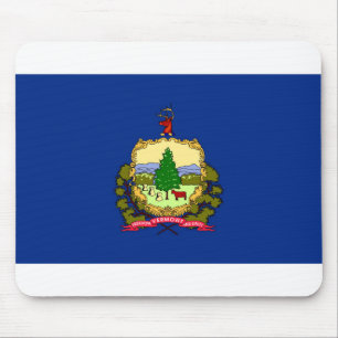 Flagge von Vermont Mousepad
