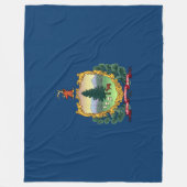 Flagge von Vermont (US-Staat) Fleecedecke (Vorderseite)