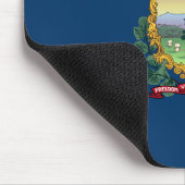 Flagge von Vermont (US-Staat) Mousepad (Ecke)