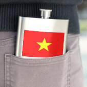 Flagge von Vietnam Flachmann (Beispiel)