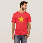 Flagge von Vietnam - Quốc kỳ Việt Nam T-Shirt (Vorne ganz)