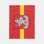 Flagge von Vilnius, Litauen, Fleece Blanket (Vorderseite)