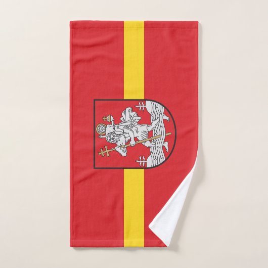 Flagge von Vilnius, Litauen Handtuch (Handtuch)