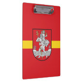 Flagge von Vilnius, Litauen Klemmbrett (Rechts)