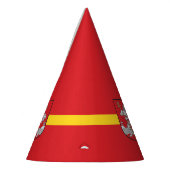 Flagge von Vilnius, Litauen Party Hat Partyhütchen (Links)