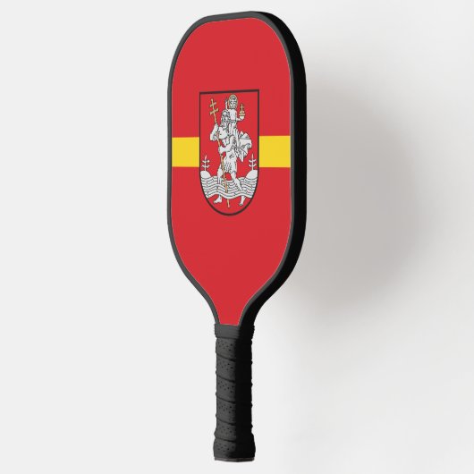 Flagge von Vilnius, Litauen Pickleball Schläger (Links)