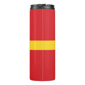 Flagge von Vilnius, Litauen Thermal Tumbler Thermosbecher (Rückseite)