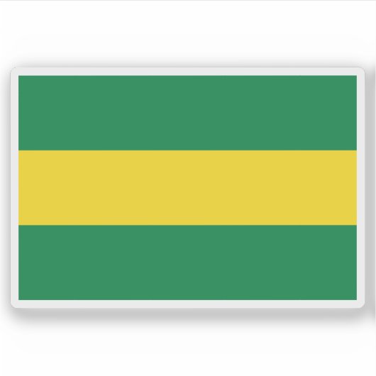 Flagge von Vinces, Ecuador Aufkleber (Vorderseite)