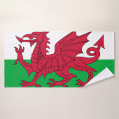 Flagge von Wales Badehandtuch (Badehandtuch)