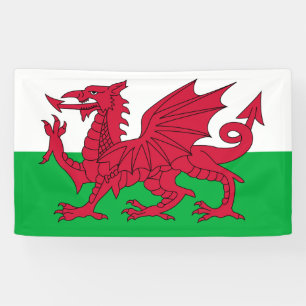 Flagge von Wales Banner
