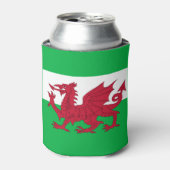Flagge von Wales (Cymru) Dosenkühler (Kanne Vorderseite)