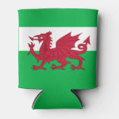Flagge von Wales (Cymru) Dosenkühler (Vorderseite)