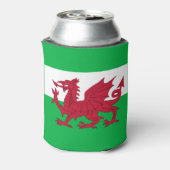 Flagge von Wales (Cymru) Dosenkühler (Kanne Rückseite)