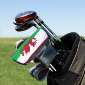 Flagge von Wales (Cymru) Golf Headcover (In Situ)