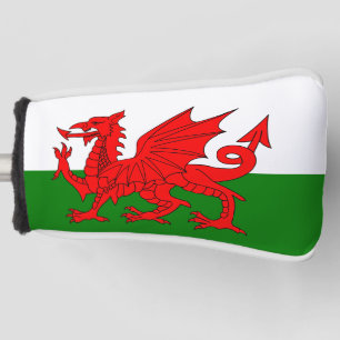 Flagge von Wales Golf Headcover