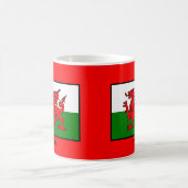 Flagge von Wales Kaffeetasse (Mittel)