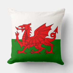 Flagge von Wales Kissen