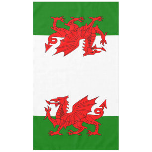 Flagge von Wales Tischdecke