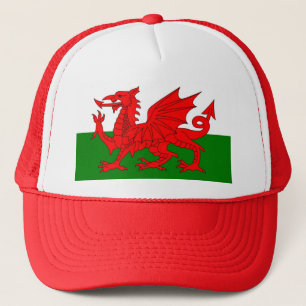 Flagge von Wales Truckerkappe