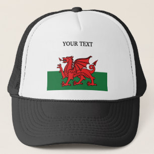 Flagge von Wales Truckerkappe