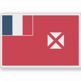Flagge von Wallis und Futuna, Frankreich Aufkleber