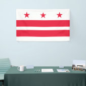 Flagge von Washington D.C. (District of Columbia) Banner (Messeveranstaltung)